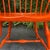 Orange 1980s Pair of Metal Windsor Bowback Arm Chairs For Sale - Image 8 of 11
