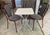Square White Garden Table in Metal, 1950s For Sale - Image 14 of 18