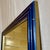Chic Vintage Palm Beach Regency Medium Faux Bamboo Wall Mirror Newly Painted Blue With Hand Gilt Accents For Sale In Mobile - Image 6 of 12