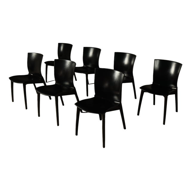 Cos Chairs by Josep Lluscà for Cassina, Italy, 1994, Set of 7 For Sale