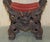 19th Century Heavily Hand Carved Italian Walnut Throne Armchair For Sale - Image 9 of 18