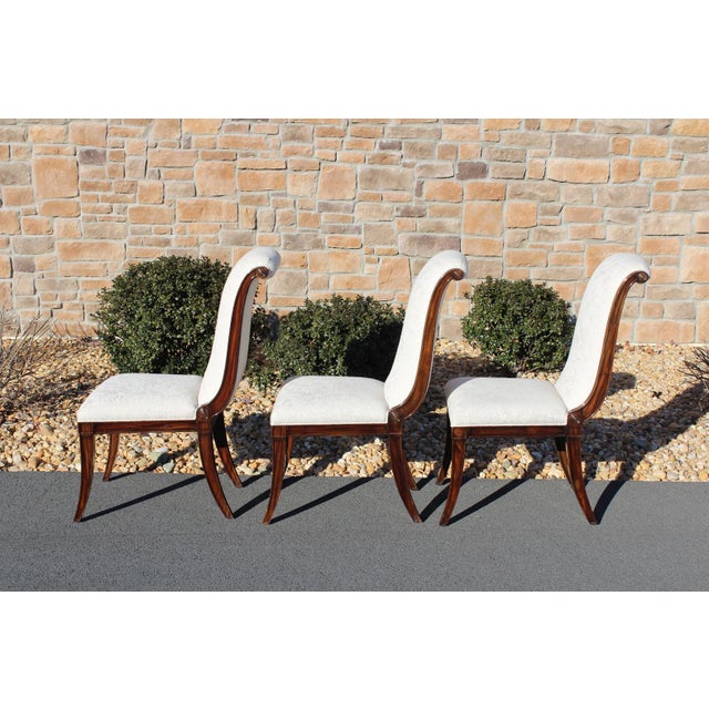Theodore Alexander Gabrielle Mahogany Dining Room Chairs—Set of 8 For Sale - Image 11 of 18