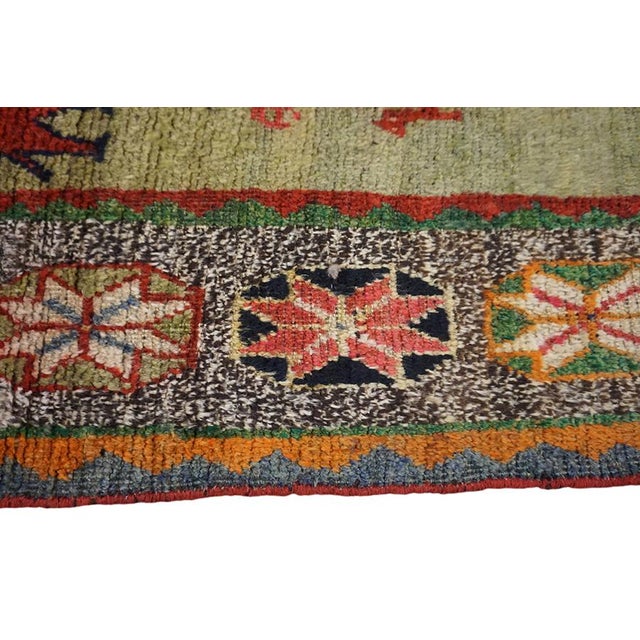 Asparagus Early 20th Century S. Persian Gabbeh Carpet For Sale - Image 8 of 9