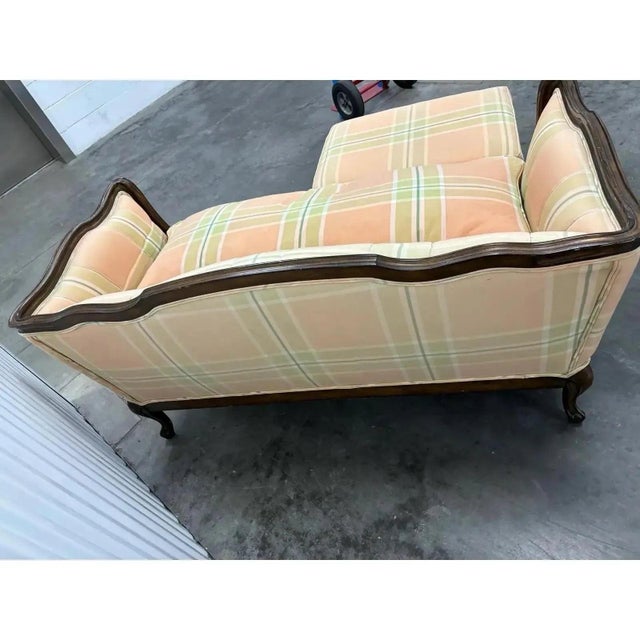 Loveseat Settee & Ottoman Set by Baker Furniture For Sale - Image 9 of 12