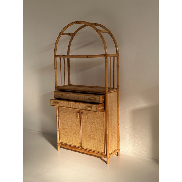 1970s Sideboard in Rattan and Natural Bamboo, 1970s For Sale - Image 5 of 18