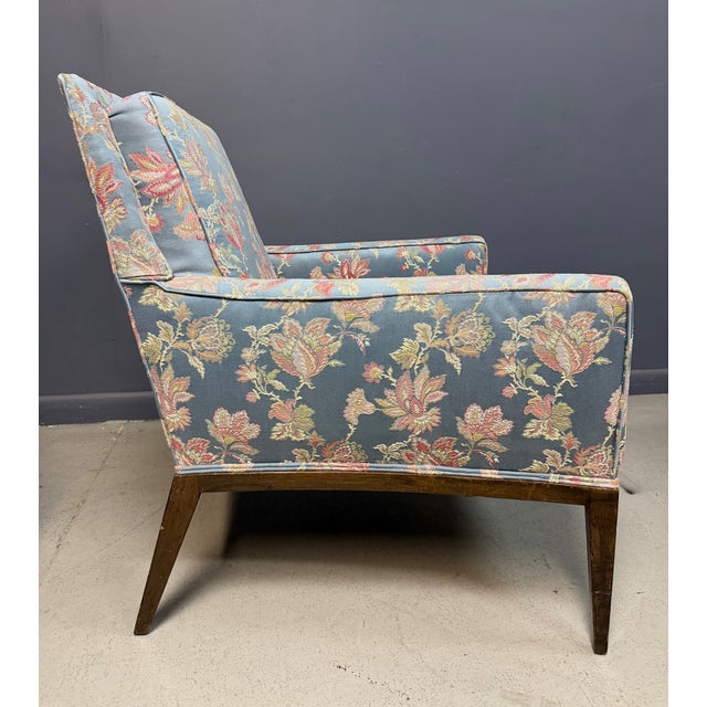 Pair of Walnut Framed Lounge Chairs by Harvey Probber Mid Century, Attributed For Sale - Image 10 of 11