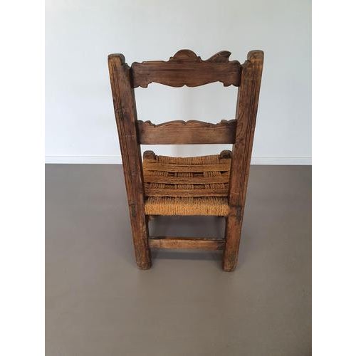 Antique Brutalist Rope Chairs, 1900s, Set of 2 For Sale - Image 10 of 16