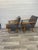 Wood Vintage Chairs and Hocker by Tatra Nabytok, Czech Republic, 1970, Set of 3 For Sale - Image 7 of 9