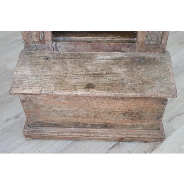 Antique Kneeler in Larch Wood, 1780s For Sale - Image 11 of 12