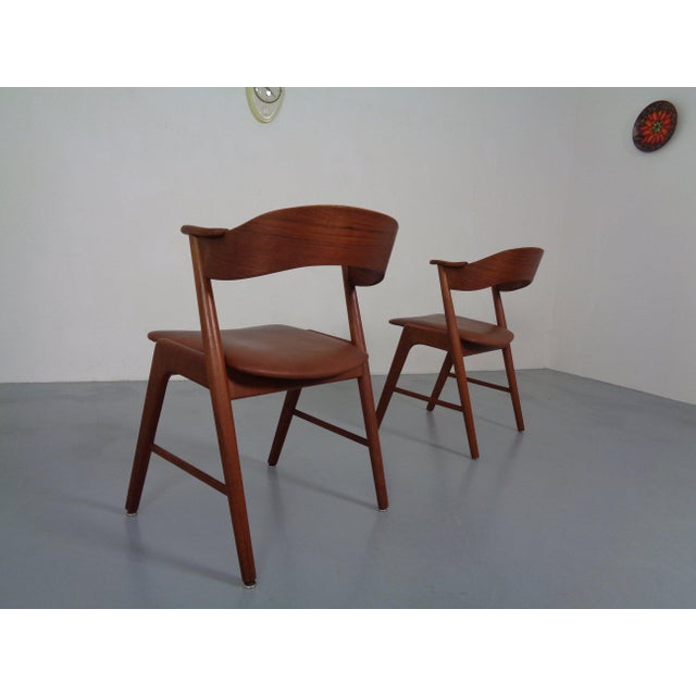 Teak Dining Chairs in Teak by Korup Stolefabrik, Denmark, 1960s, Set of 2 For Sale - Image 6 of 17
