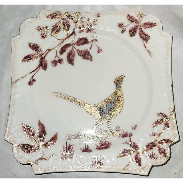 Early 20th Century c.f. Haviland Limoges Bird Plates, Set of 12 For Sale - Image 12 of 16
