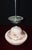 Art Deco Floral Glass Pendant Light with Chrome Fittings, 1930s For Sale - Image 13 of 14