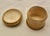 Hand Made Sycamore Treen Pots 1 with Miniatures, Set of 3 For Sale - Image 4 of 7