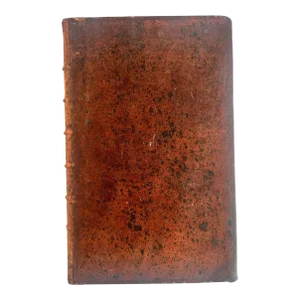 17th Century Leather Bound Book: Index Villaris by John Adams, 2nd Edition