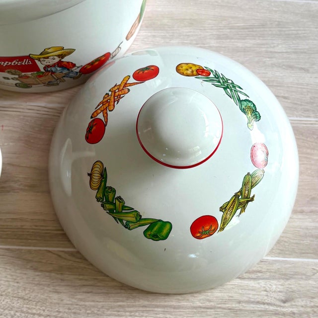 Red Vintage Campbell's Soup Tureen With Lid & Ladle - By Westwood Ceramic, For Sale - Image 8 of 10