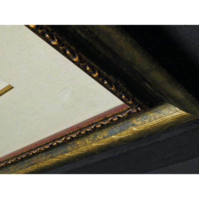 Pissarro, Claude "Auxerre Cathedral River Banks"H.Signed Artwork Custom Framed For Sale - Image 4 of 6