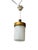 Stunning and rare Mid-Century Modern Murano pendant lamp. Striking Italian design from the 1960s. Patinated bronze and...