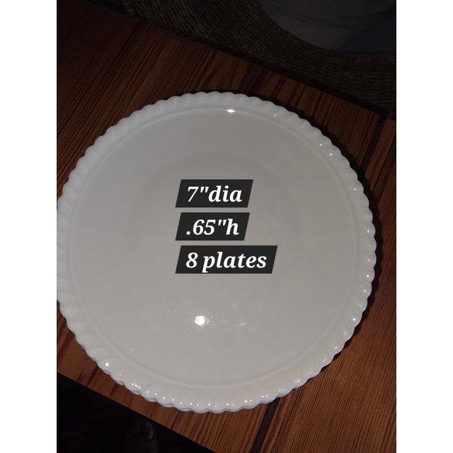 Vintage Lenox Gadroon pattern plates.