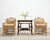 A finely crafted Chinese export Qing Dynasty style carved hardwood occasional, tea, or side table. The table features a...
