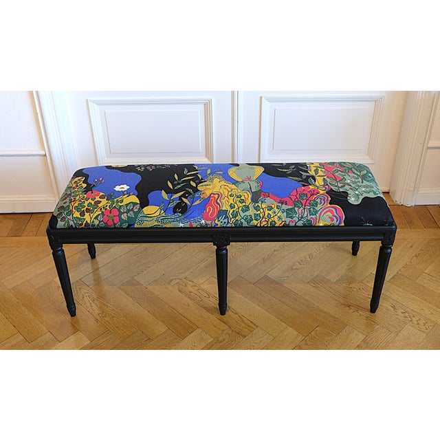 Gustavian Anakreon Bench by Josef Frank for Svenskt Tenn, 1960s For Sale - Image 6 of 6