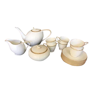 1950s Mid-Century Modern Noritake Nippon Toki Kaisha Tea Set- 17 Pieces