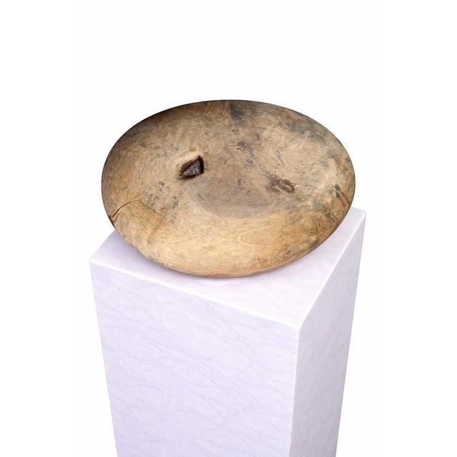 Wood Swedish Wabi-Sabi Hand-Carved Birch Bowl, 18th Century For Sale - Image 7 of 9