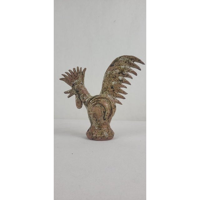 Stoneware Rooster by Pierre Lion, 1960s For Sale - Image 9 of 9