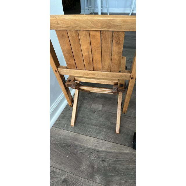 Mid-Century Modern Vintage Mid-Century Child’s Chair For Sale - Image 3 of 3