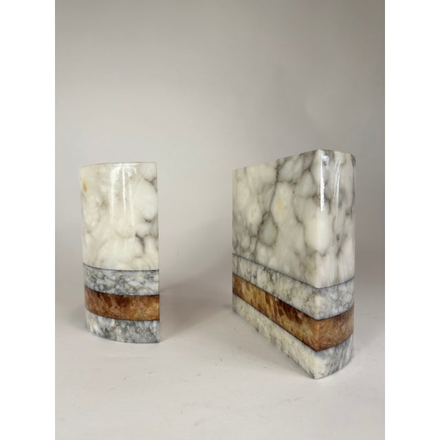 Vintage Italian Marble Bookends a Pair Chairish