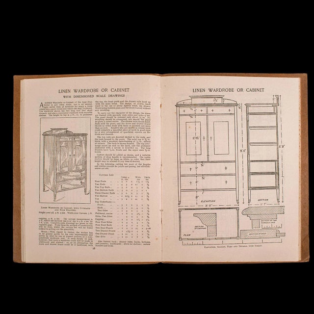 Paper 1930's Vintage Furniture Designs Folio For Sale - Image 7 of 12