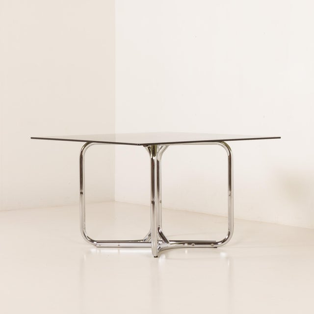 Orange Italian Space Age Dining Table with Chairs by Giotto Stoppino, 1970s, Set of 5 For Sale - Image 8 of 18