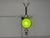 Mid-Century Modern, Green Murano Glass, Chrome, Pendant Light, 1960s For Sale - Image 4 of 8