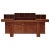 Brown Italian Buffet Cabinet by Silvio Coppola for Bernini, 1960s For Sale - Image 8 of 8