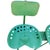 Metal Mid-Century Modern Industrial 3-Seat Tractor Seat Steel Bench For Sale - Image 7 of 8