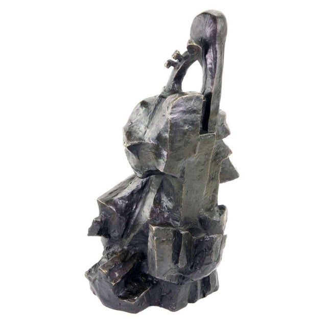 After Otto Gutfreund, Cello Player, 1913, Bronze For Sale - Image 6 of 10
