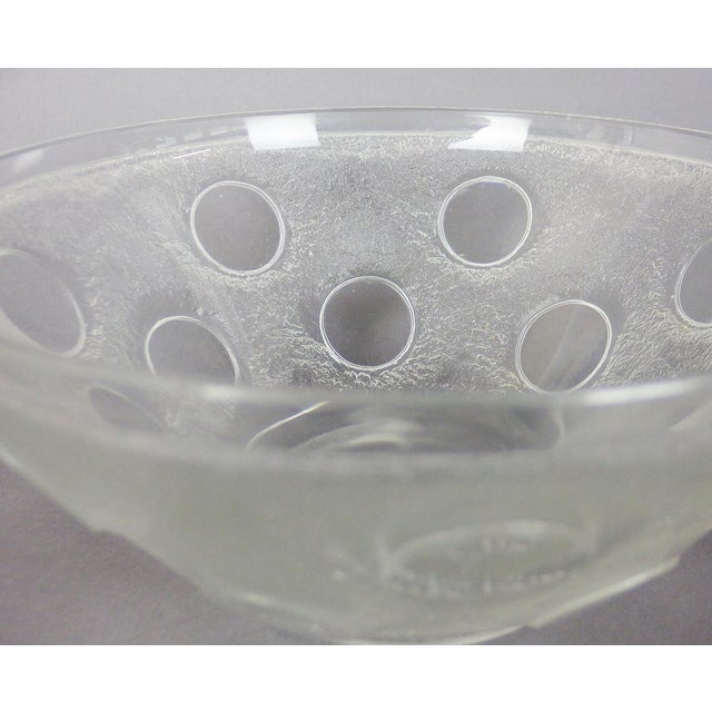 Glass Art Deco Glass Bowl by Daum, 1930s For Sale - Image 7 of 13