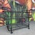 Mid century modern, Attributed to Brown Jordan tubular outdoor patio Bar Cart. This bar cart features a black painted...
