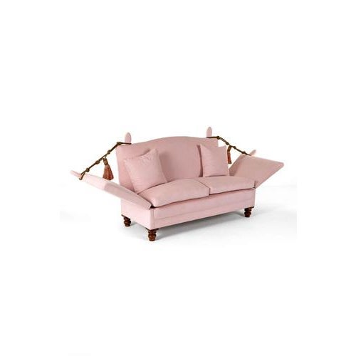 Pink Victorian Knole Sofa For Sale - Image 8 of 16