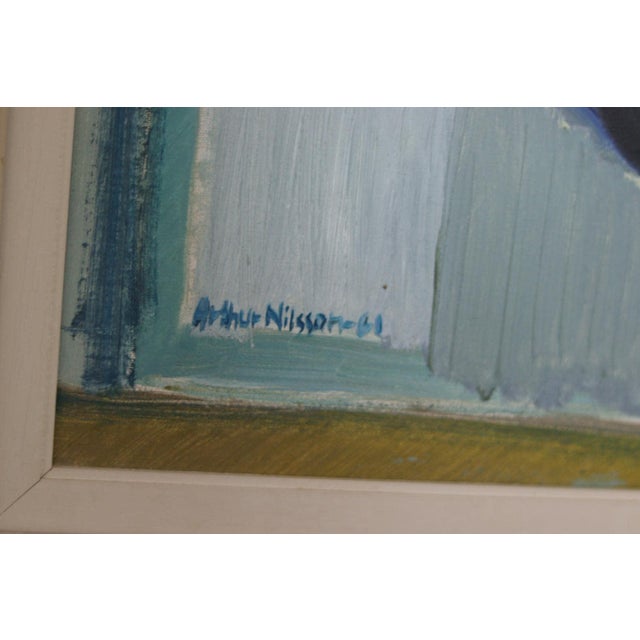 Arthur Nilsson, Still Life, 1960s, Oil on Canvas, Framed For Sale - Image 9 of 17