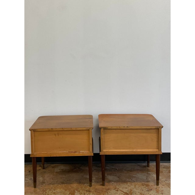 Pair of Vintage Scandinavian Nightstands For Sale - Image 10 of 13