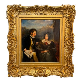 Antique Oil Painting Aristocratic Portrait of John Ogle Kirkley Hall Northumbria by Sir John Hayter Ra, 1829 For Sale