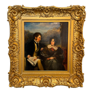 Antique Oil Painting Aristocratic Portrait of John Ogle Kirkley Hall Northumbria by Sir John Hayter Ra, 1829