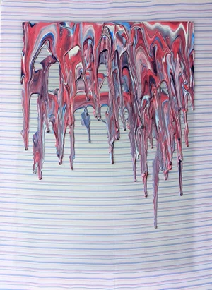 "I'm Never Going to Want You" Contemporary Abstract Pastel Painting by Frances Sousa