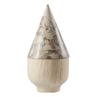 Itinerant _ Wood and Marble 13 Sculpture by Gumdesign for La Casa Di Pietra For Sale