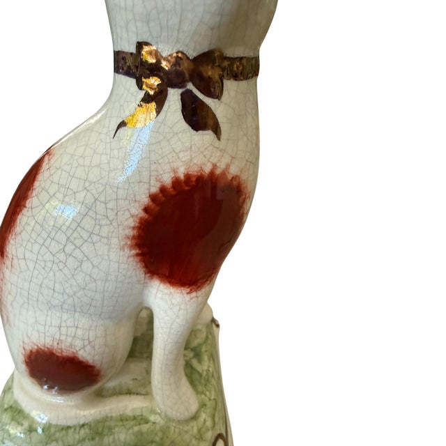 Vintage English Staffordshire Cats - A Pair For Sale In Los Angeles - Image 6 of 15