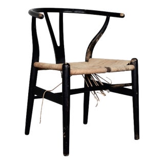 Mid-Century Danish Modern Oak CH24 Wishbone Chair by Hans J. Wegner for Carl Hansen & Son, 1960s For Sale