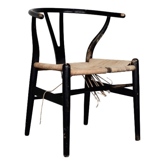 Mid-Century Danish Modern Oak CH24 Wishbone Chair by Hans J. Wegner for Carl Hansen & Son, 1960s For Sale