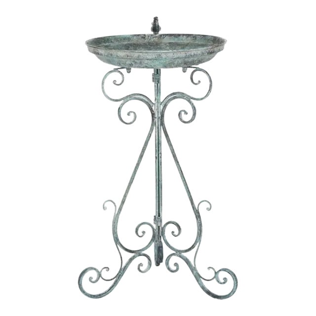 Outdoor Ashlan Bird Bath - Ant Dark Green For Sale
