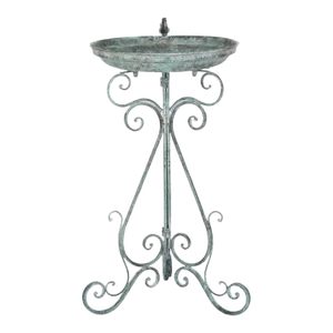 Outdoor Ashlan Bird Bath - Ant Dark Green