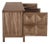 NOIR Quadrant 4 Door Sideboard, Dark Walnut For Sale